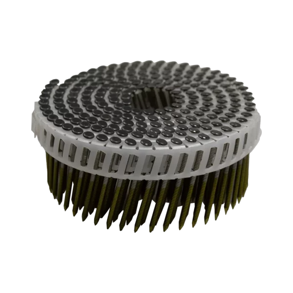 RVS rolnagels antraciet poedercoat met bolkop gevlakt