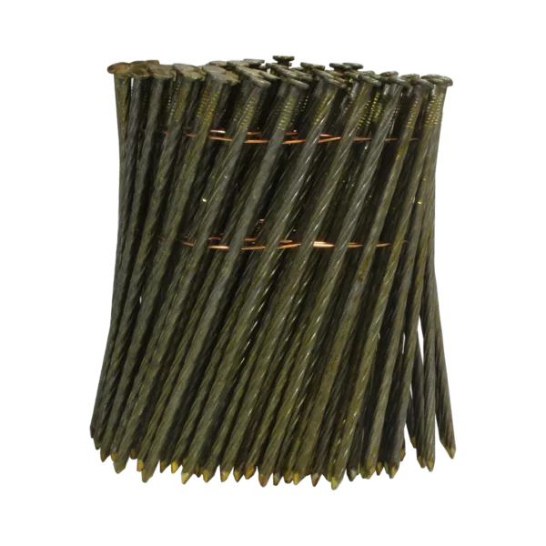 Draadverbonden rolnagels gegalvaniseerd schroef 3.1 x 90 mm