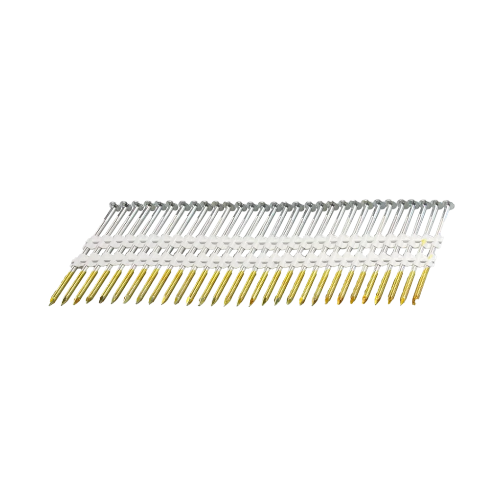 Stripnagels 20-22° Gegalvaniseerd Ringdraad Rondkop