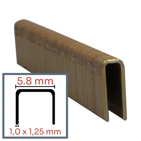 90-serie RVS nieten | 15 t/m 38 mm | Voor tackers en nietpistolen