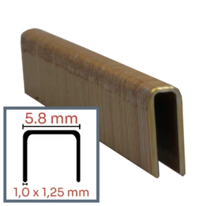 90-serie nieten gegalvaniseerd 15-40 mm voor tackers en nietpistolen