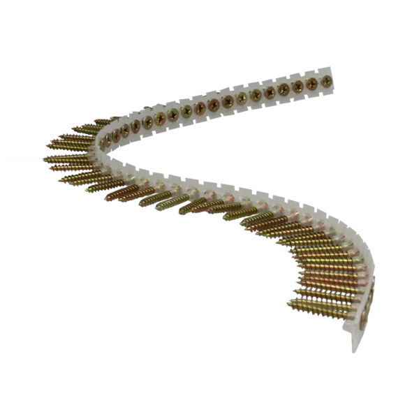 Schroeven op band platkop geel verzinkt 4.0 x 30 mm TX20