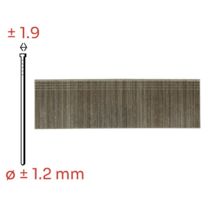RVS minibrads 18 Gauge | 20 t/m 50 mm | voor binnenafwerking