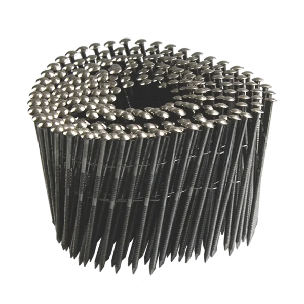 Draadverbonden rolnagels RVS A2 ringdraad bollenskop 2.8 - 3.1 x 80 mm