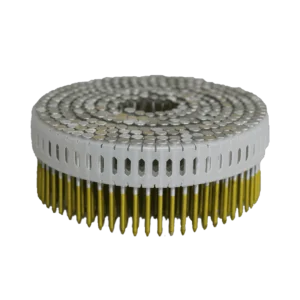 Plastic verbonden rolnagels 0 graden extra gegalvaniseerd ring ±5.8 mm platkop