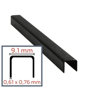 Zwarte 71-nieten voor tacker – 6 t/m 14 mm