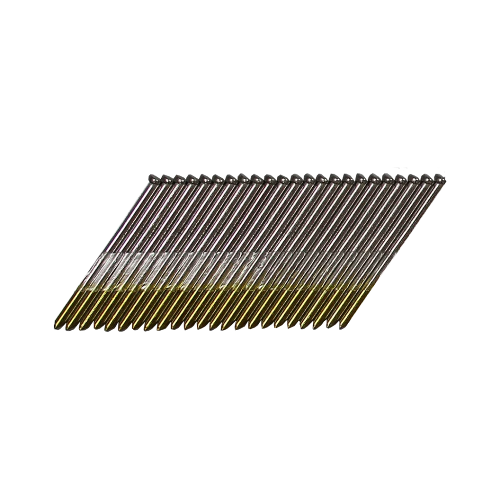 DA brads 34° gegalvaniseerd D-head plastic tape verbonden 25–63 mm