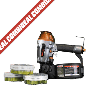 Combideal 0° rolnagels 45 mm extra gegalvaniseerd met gratis coilnailer