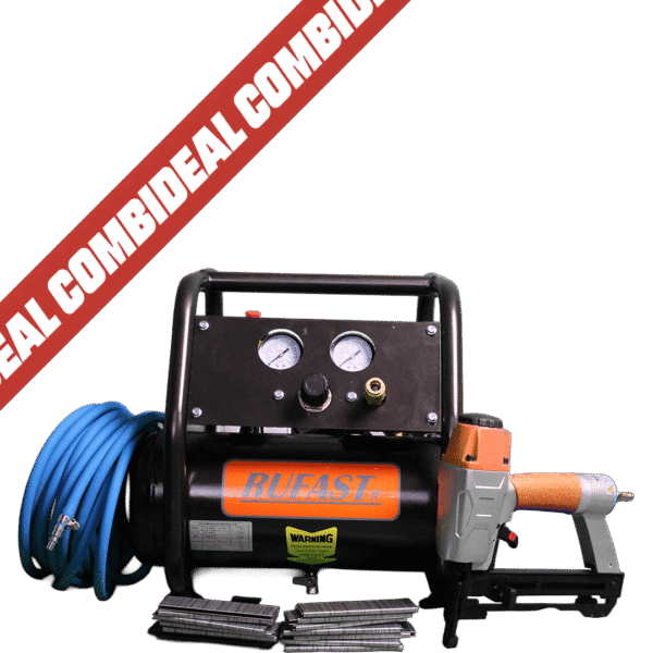 Combideal 90-serie nietapparaat met 30 mm nieten en fluistercompressor
