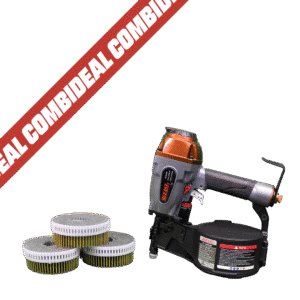 Combideal 0° rolnagels 45 mm extra gegalvaniseerd met gratis coilnailer