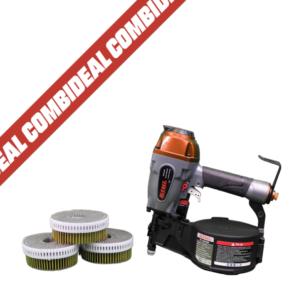 Combideal 0° rolnagels 45 mm extra gegalvaniseerd met gratis coilnailer