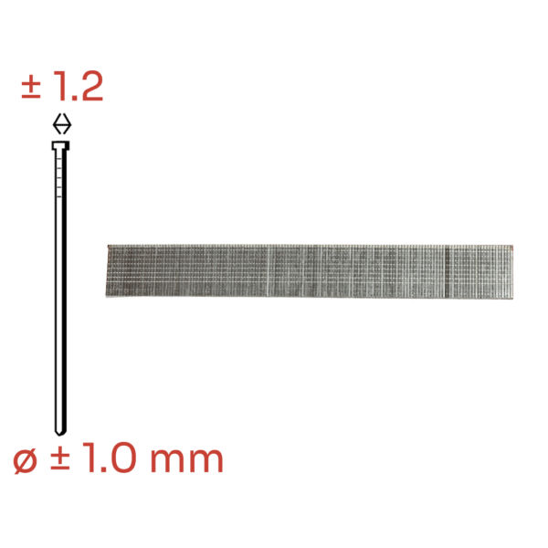 JA brads 21 gauge microbrads gegalvaniseerd