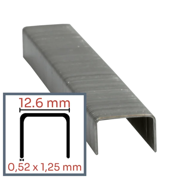 Gegalvaniseerde 50-serie nietjes voor tacker – 10 en 12 mm