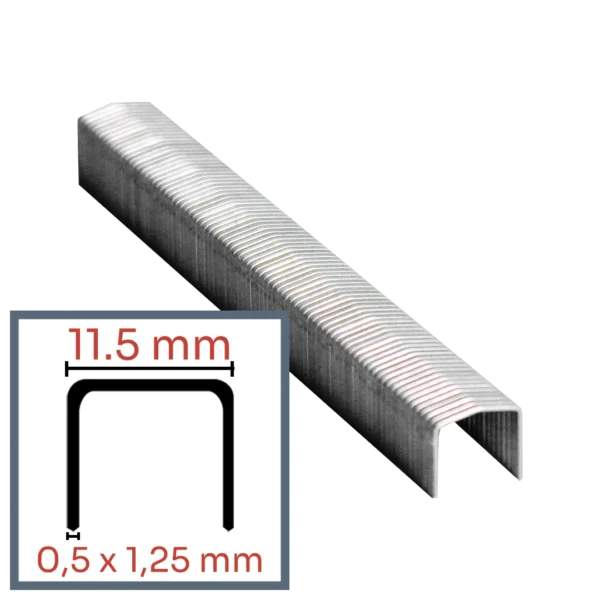 STCR-5019 nietjes vlakdraad gegalvaniseerd voor tacker