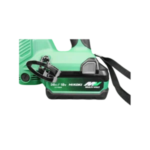 HiKOKI Multi Volt accu en riemhaak op de WF18DSL U6Z bandschroefmachine
