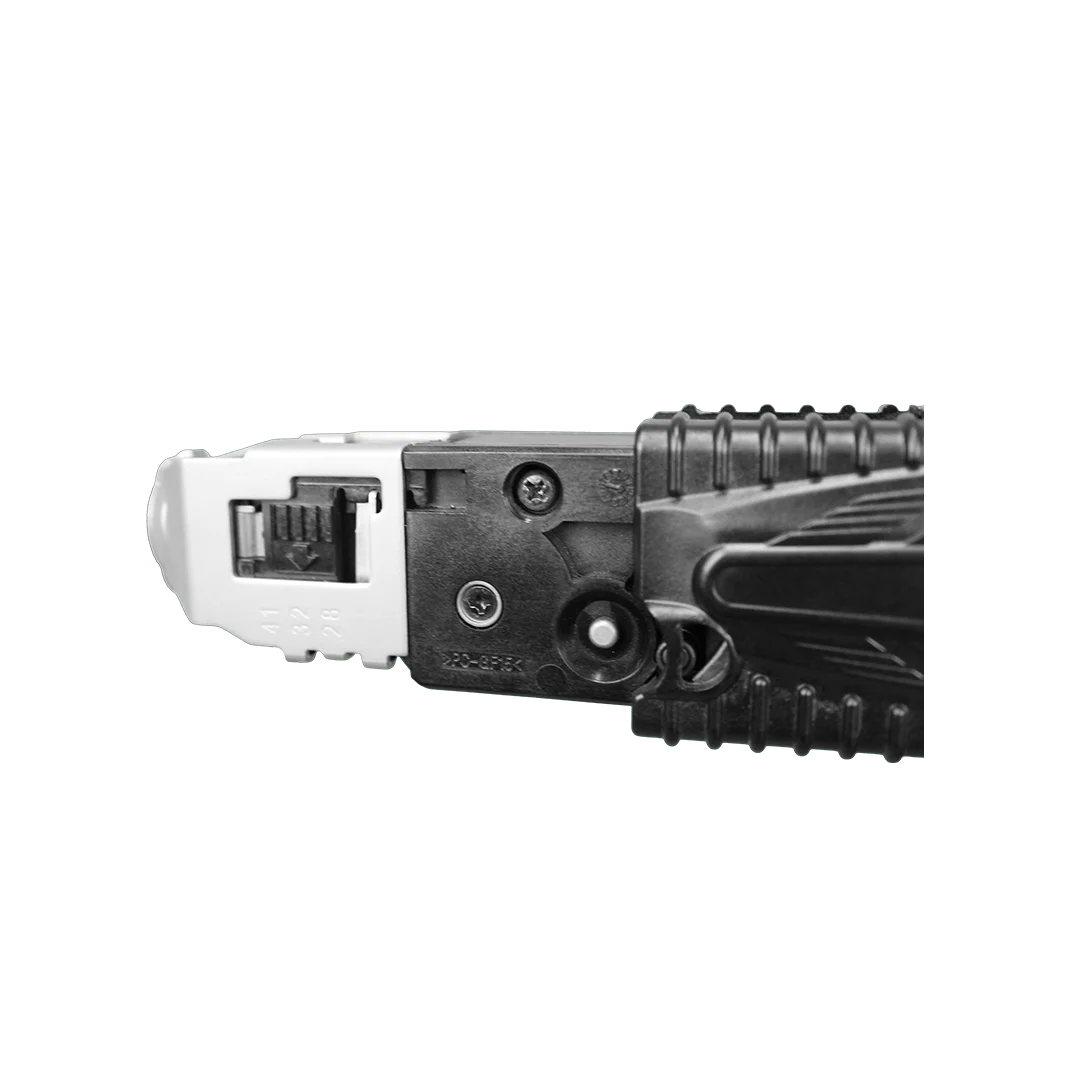 Neus en schroefinvoer van de HiKOKI WF18DSL U6Z bandschroefmachine op accu