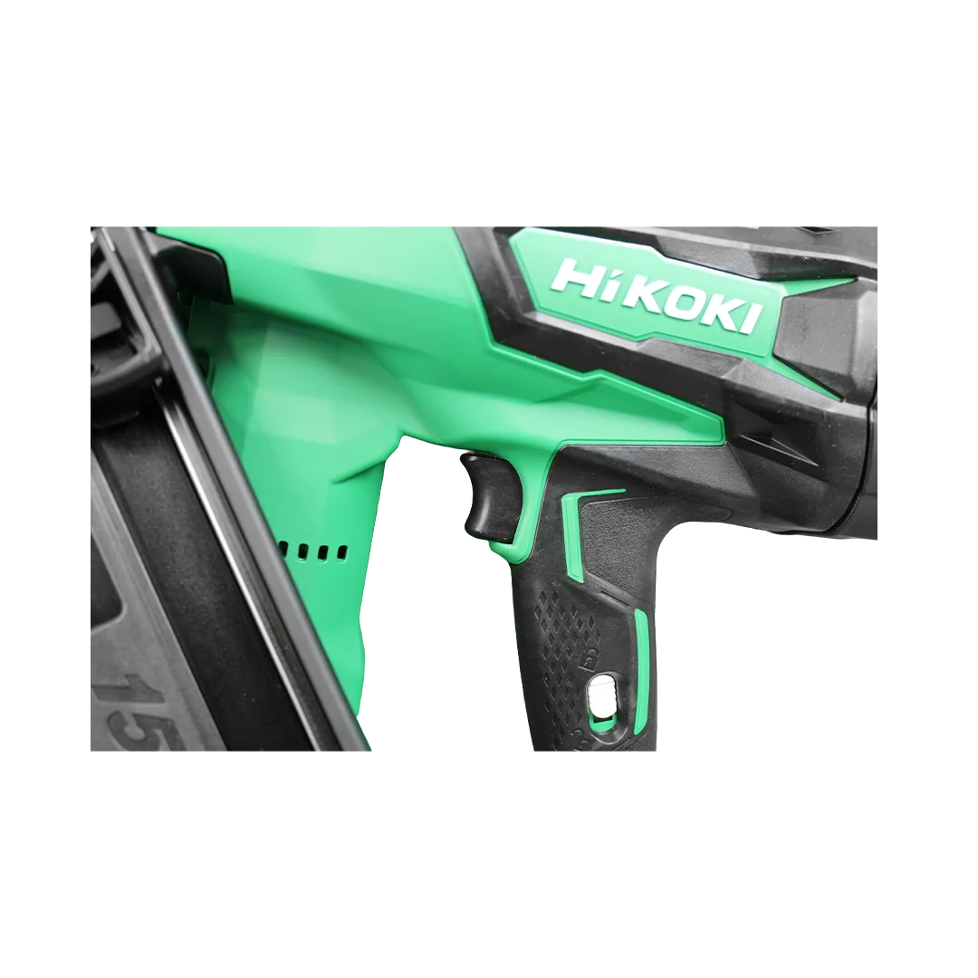 Ergonomische handgreep van de HiKOKI NT1865DAA accu brad tacker